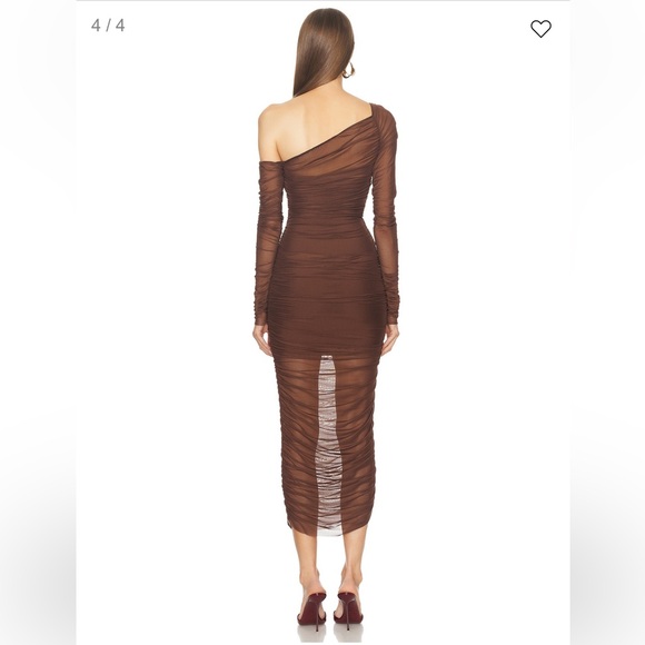 SER.O.YA Chantae Mesh Dress in Coconut - Picture 2 of 5